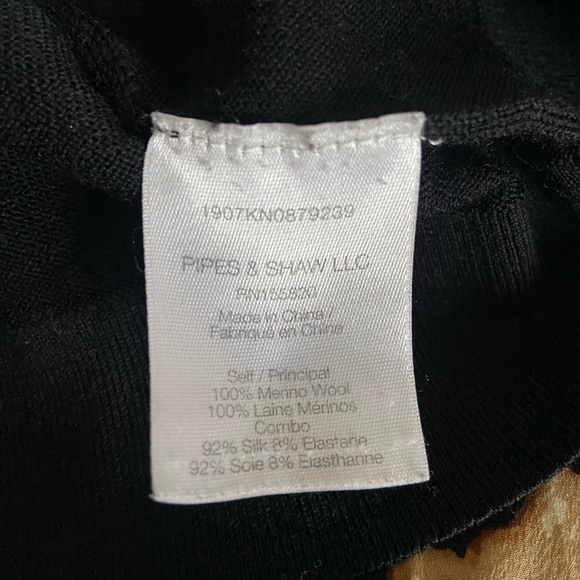 VERONICA BEARD LEOPARD SLEEVE SWEATER - Picture 5 of 5